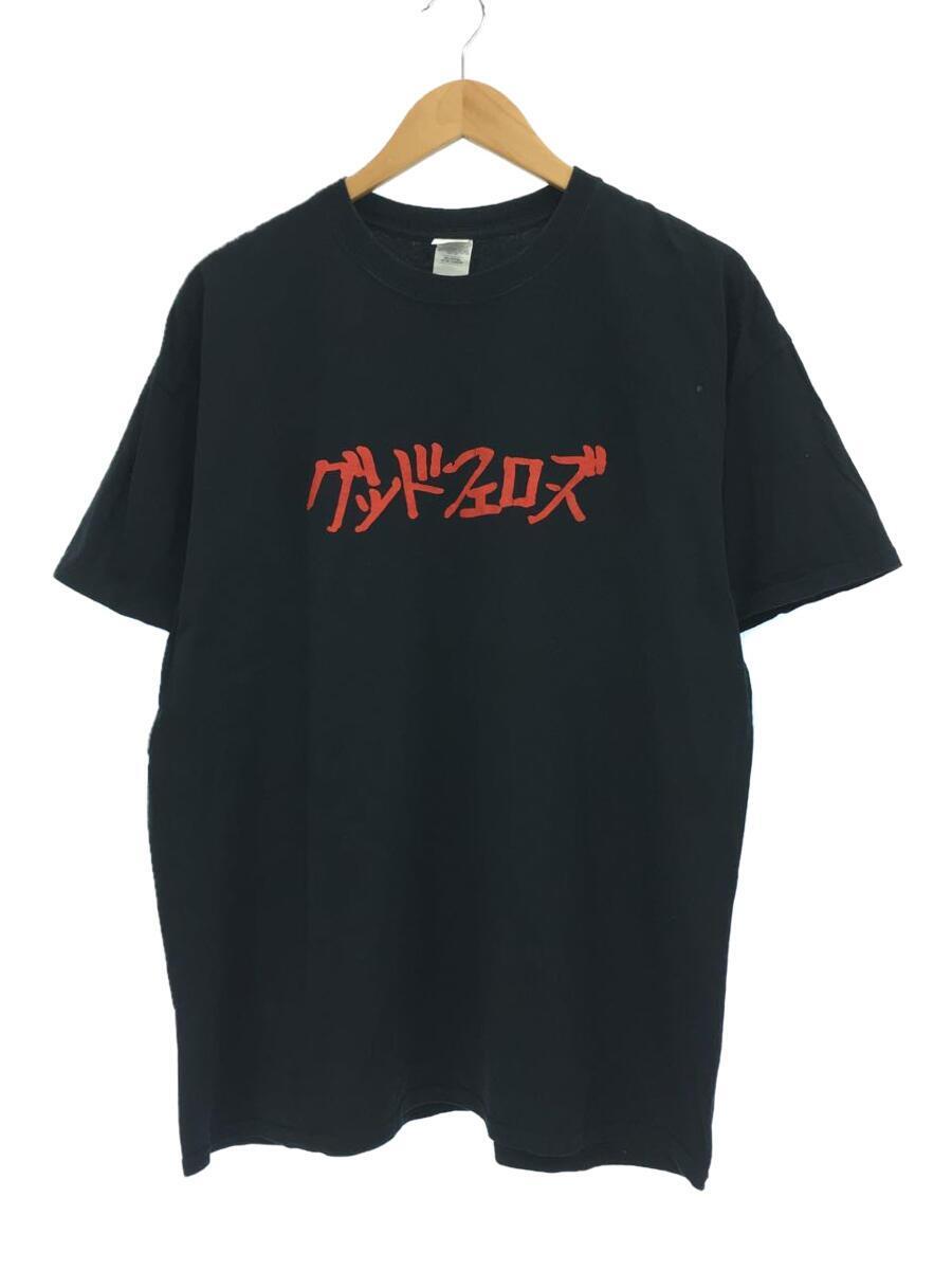 GILDAN◆グッドフェーズ/Tシャツ/XL/コットン/BLK/プリント_画像1