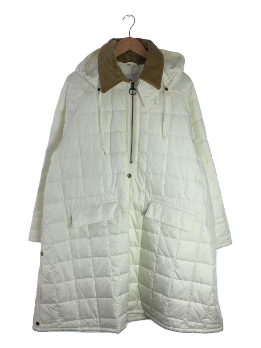 100%本物 Barbour◇コート/40/ポリエステル/WHT/2102386 Sサイズ