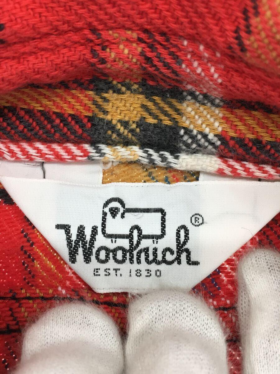 Yahoo!オークション - Woolrich◇三角タグ/ネルシャツ/M/ウール/RED