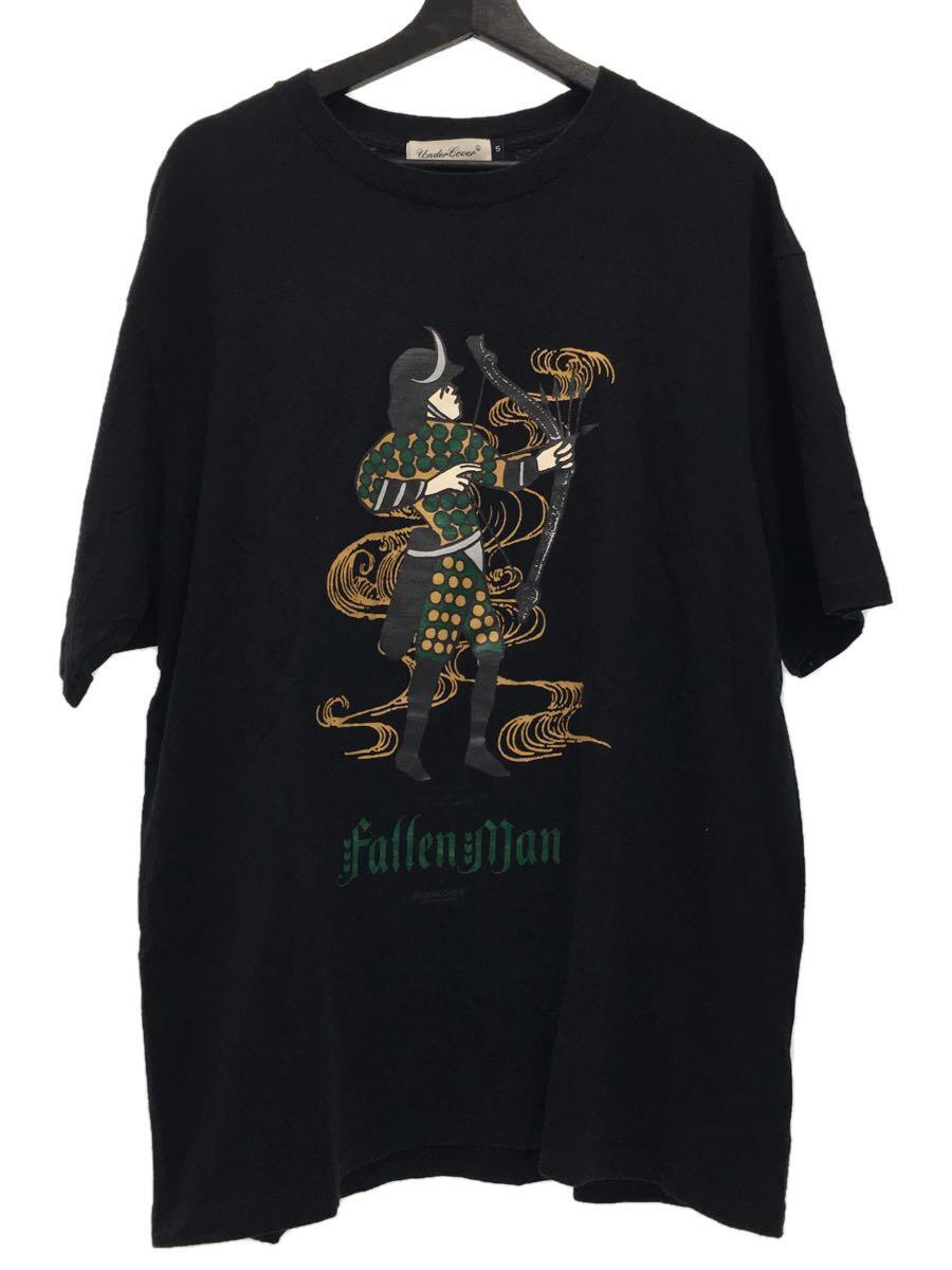 UNDERCOVER◆Tシャツ/5/コットン/BLK/FALLEN MAN