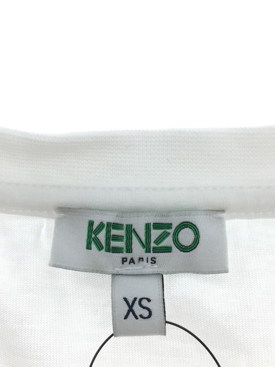 KENZO◆Tシャツ/XS/コットン/WHT/無地/F962TS804937_画像3