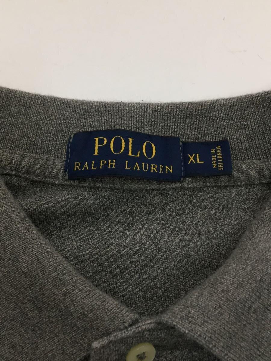 POLO RALPH LAUREN◆ポロシャツ/XL/コットン/GRY_画像3