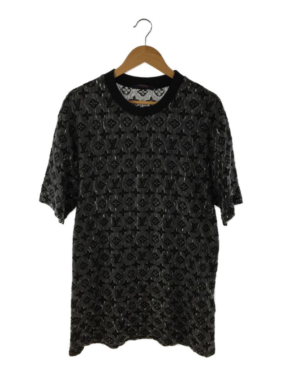 LOUIS VUITTON◆Tシャツ/-/コットン/GRY/総柄/RM222 NK9 HNY72W