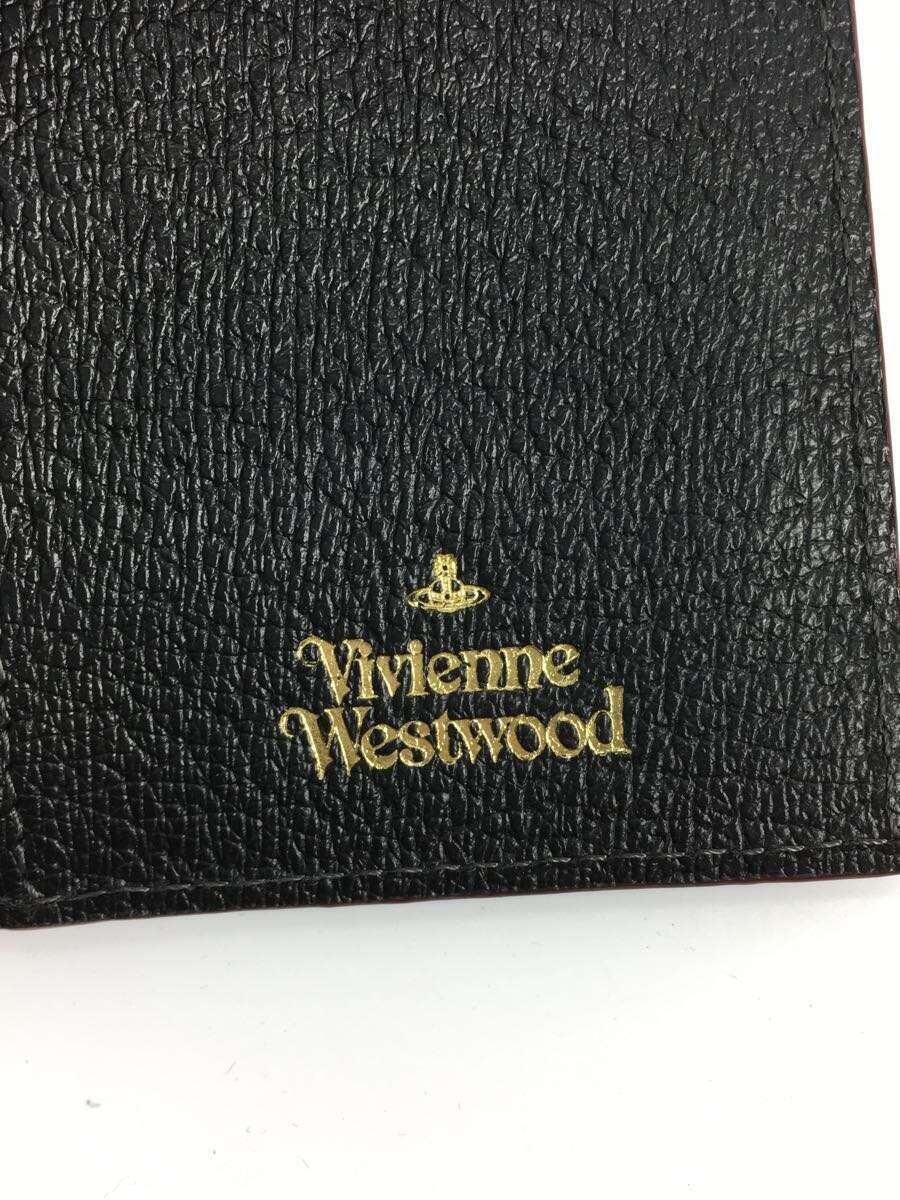 Vivienne Westwood◆EXECUTIVE 口金二つ折り財布/3218C92/がま口/レザー/BLK/レディース_画像3