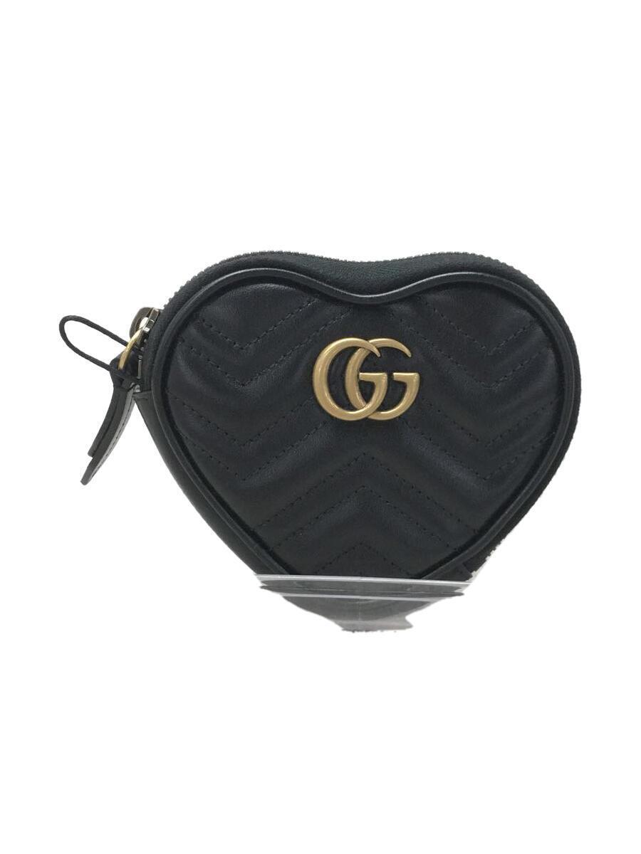 GUCCI◇コインケース/レザー/BLK/レディース/699517-