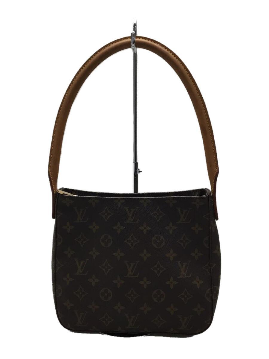 LOUIS VUITTON◆ルーピングMM_モノグラム_BRW/PVC/ブラウン/モノグラム/M51146_画像1