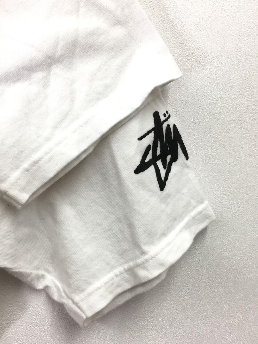 STUSSY◆19ss/×CACTUS PLANT FLEA MARKET/Tシャツ/S/コットン/WHT_画像6