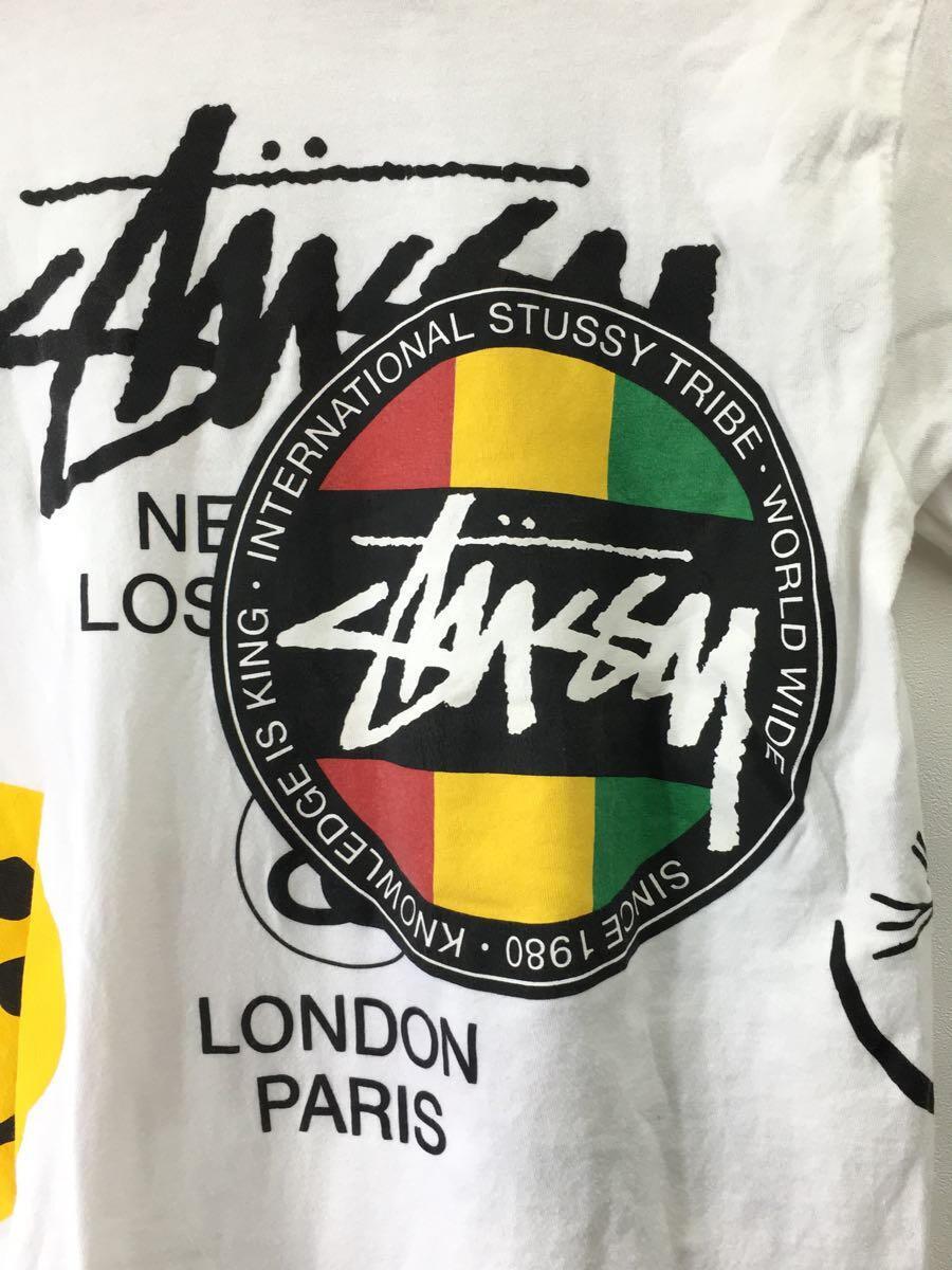 STUSSY◆19ss/×CACTUS PLANT FLEA MARKET/Tシャツ/S/コットン/WHT_画像8