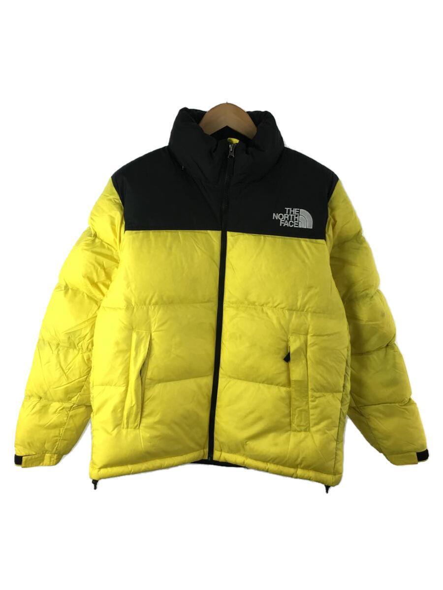 THE NORTH FACE◆Nuptse Jacket/ヌプシジャケット/ダウンジャケット/M/ナイロン/イエロー/ND92234_画像1