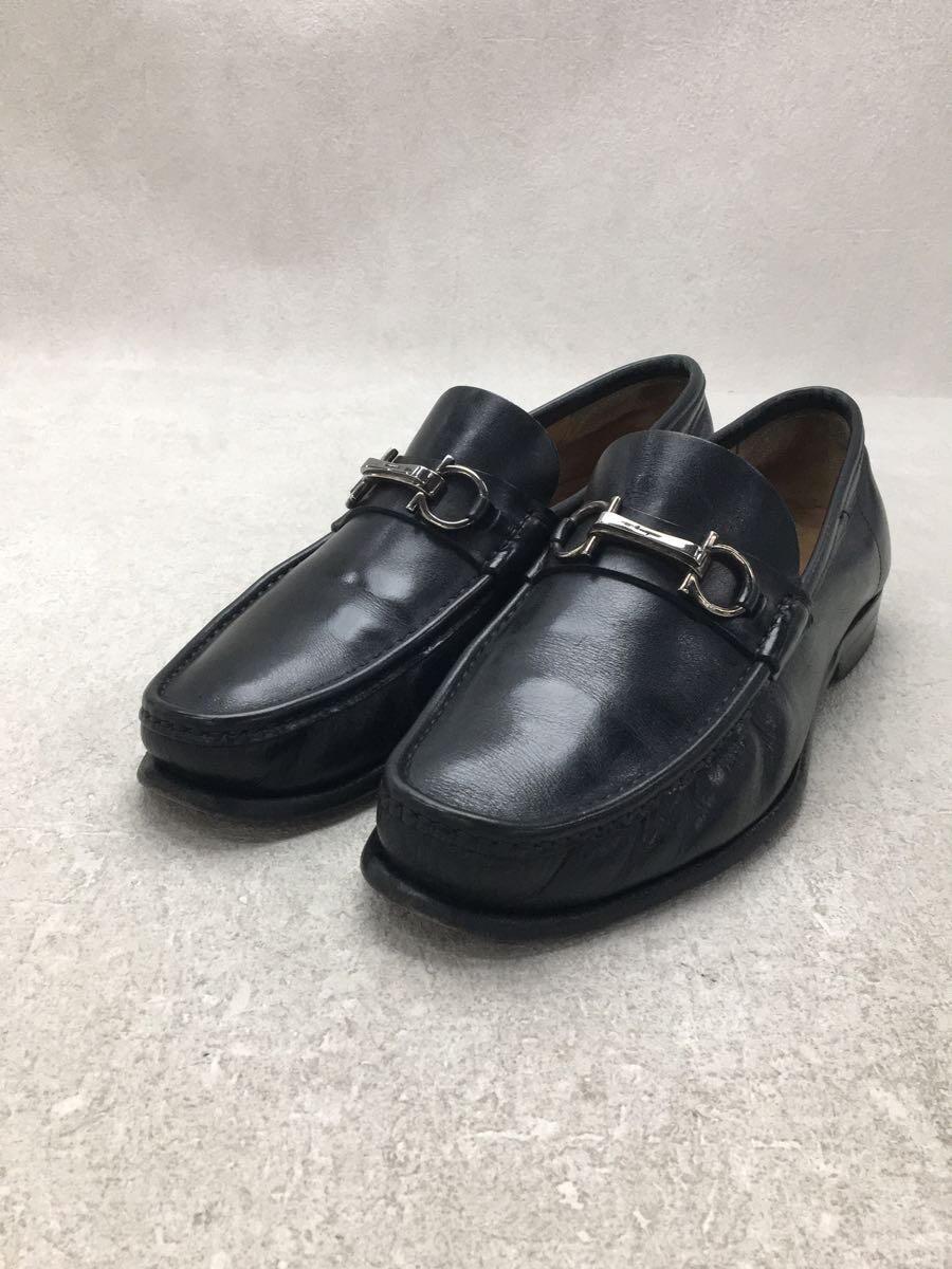 Salvatore Ferragamo◆ローファー/UK7.5/BLK_画像2