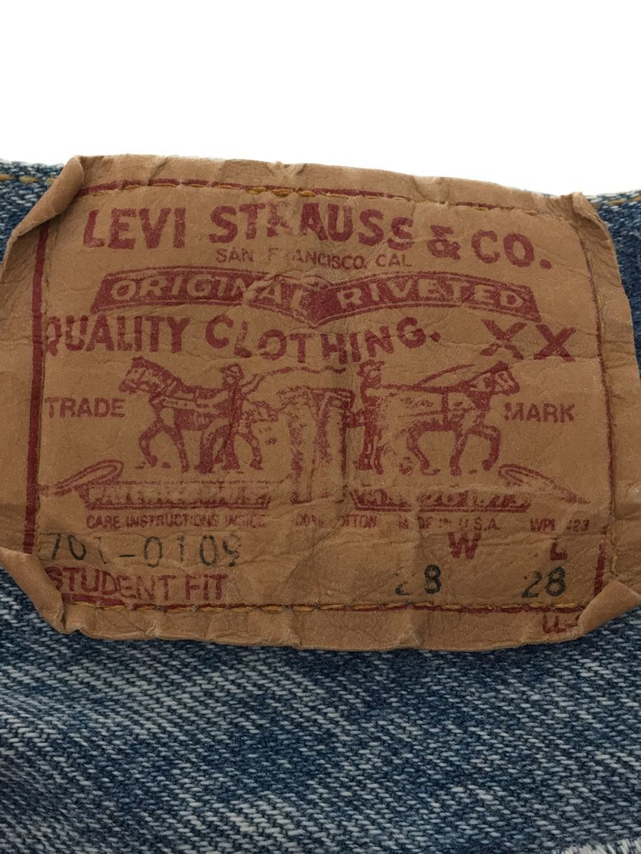 Levi’s◆97年製/USA製/701/ボタン裏553/ケミカルウォッシュ/28/デニム/701-0109_画像4