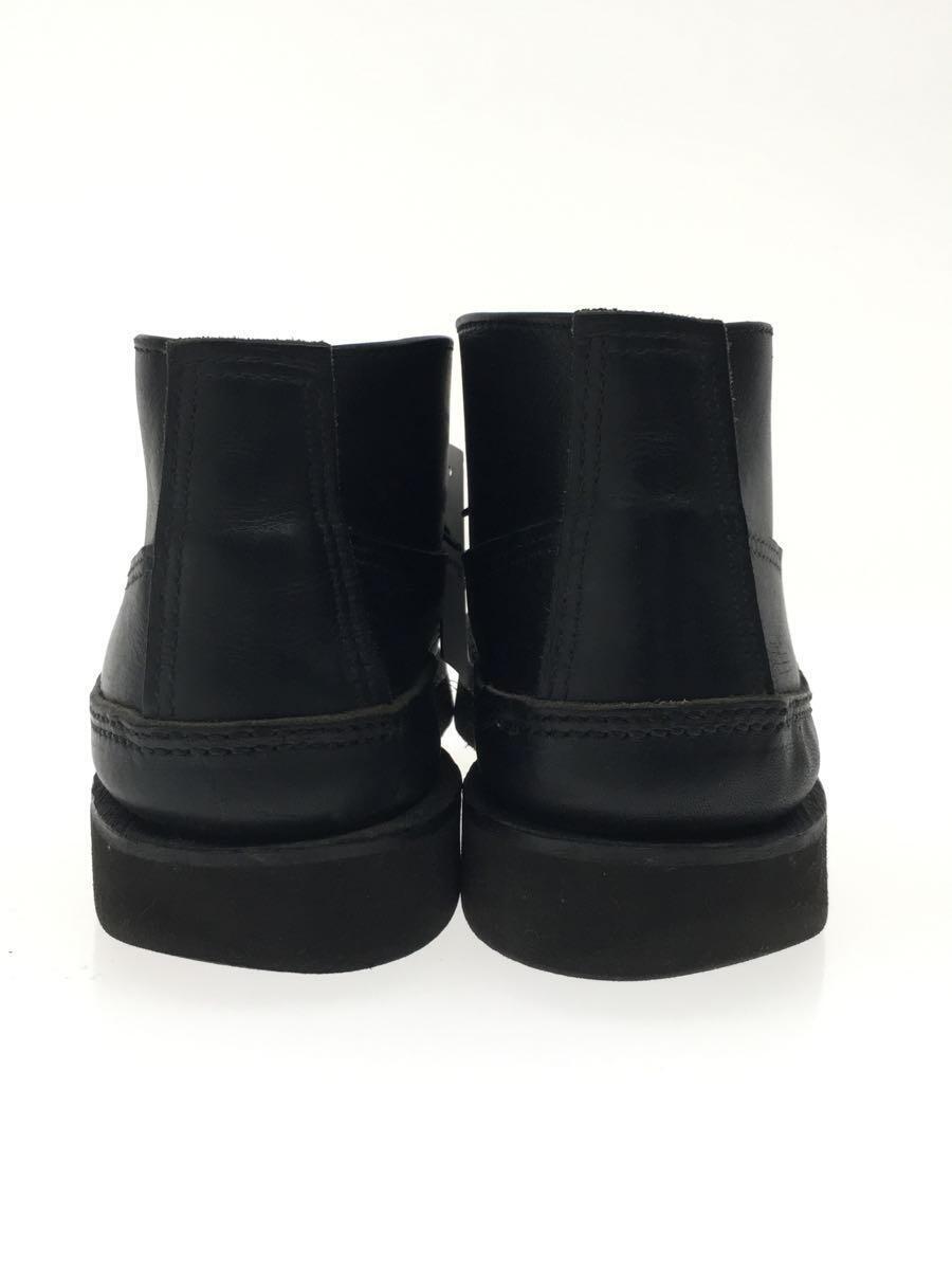 Russell Moccasin◆チャッカブーツ/26cm/BLK/レザー_画像5