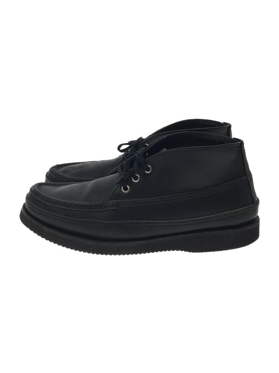 Russell Moccasin◆チャッカブーツ/26cm/BLK/レザー