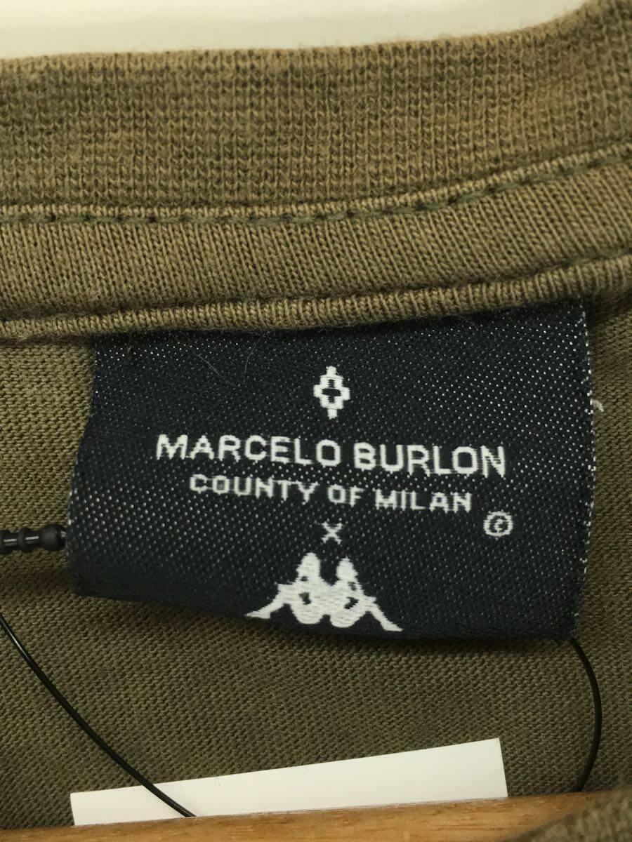 MARCELO BURLON COUNTY OF MILAN◆Tシャツ/XL/コットン/GRN/無地_画像3