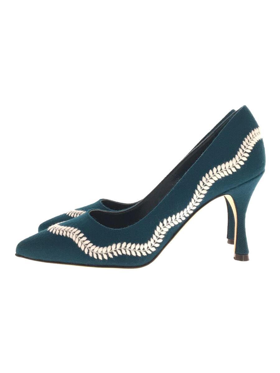 MANOLO BLAHNIK* pumps /34/GRN/320-1248-0002