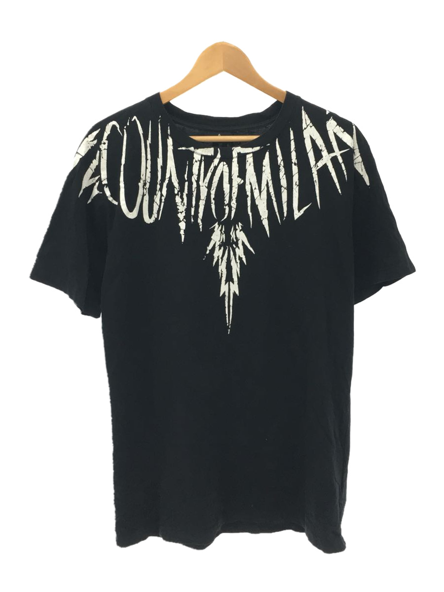 MARCELO BURLON COUNTY OF MILAN◆Tシャツ/M/コットン/BLK_画像1