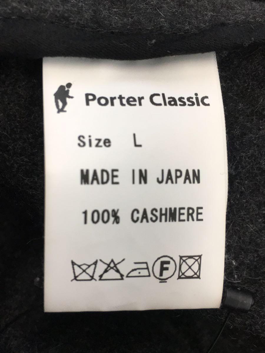 Porter Classic◆コート/L/カシミア/GRY/無地_画像4