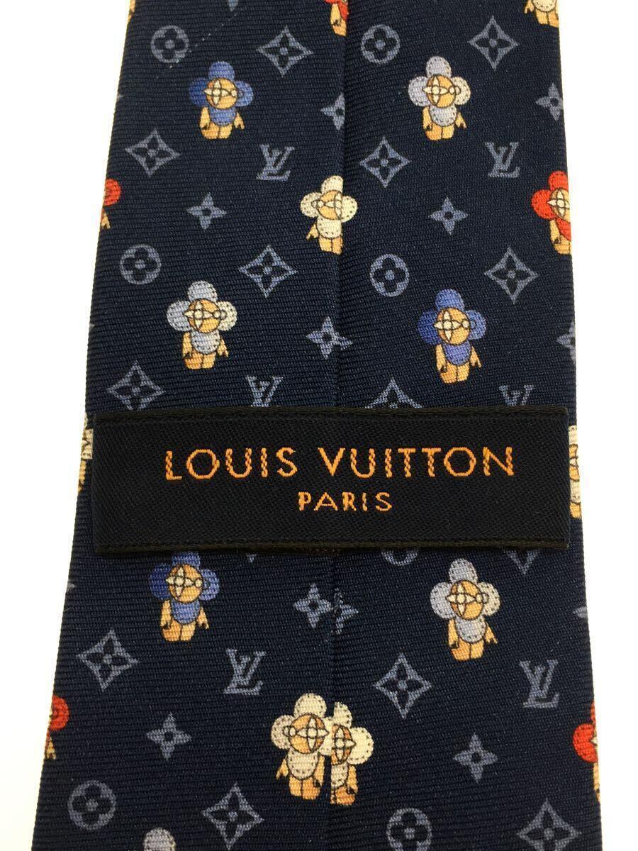 史上最も激安】 LOUIS VUITTON◇ネクタイ/シルク/NVY/モノグラム