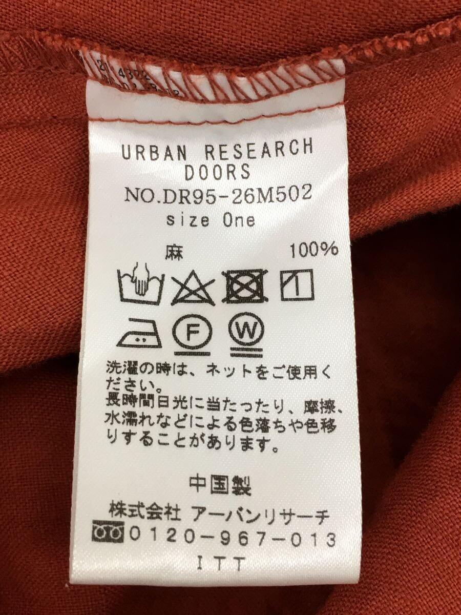 URBAN RESEARCH DOORS◆ハードマンズリネンギャザーワンピース/one/リネン/ORN/DR95-26M502_画像4