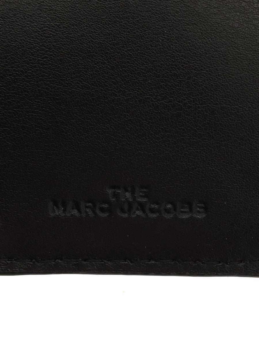 MARC BY MARC JACOBS◆2つ折り財布/レザー/BLK/無地/レディース_画像3