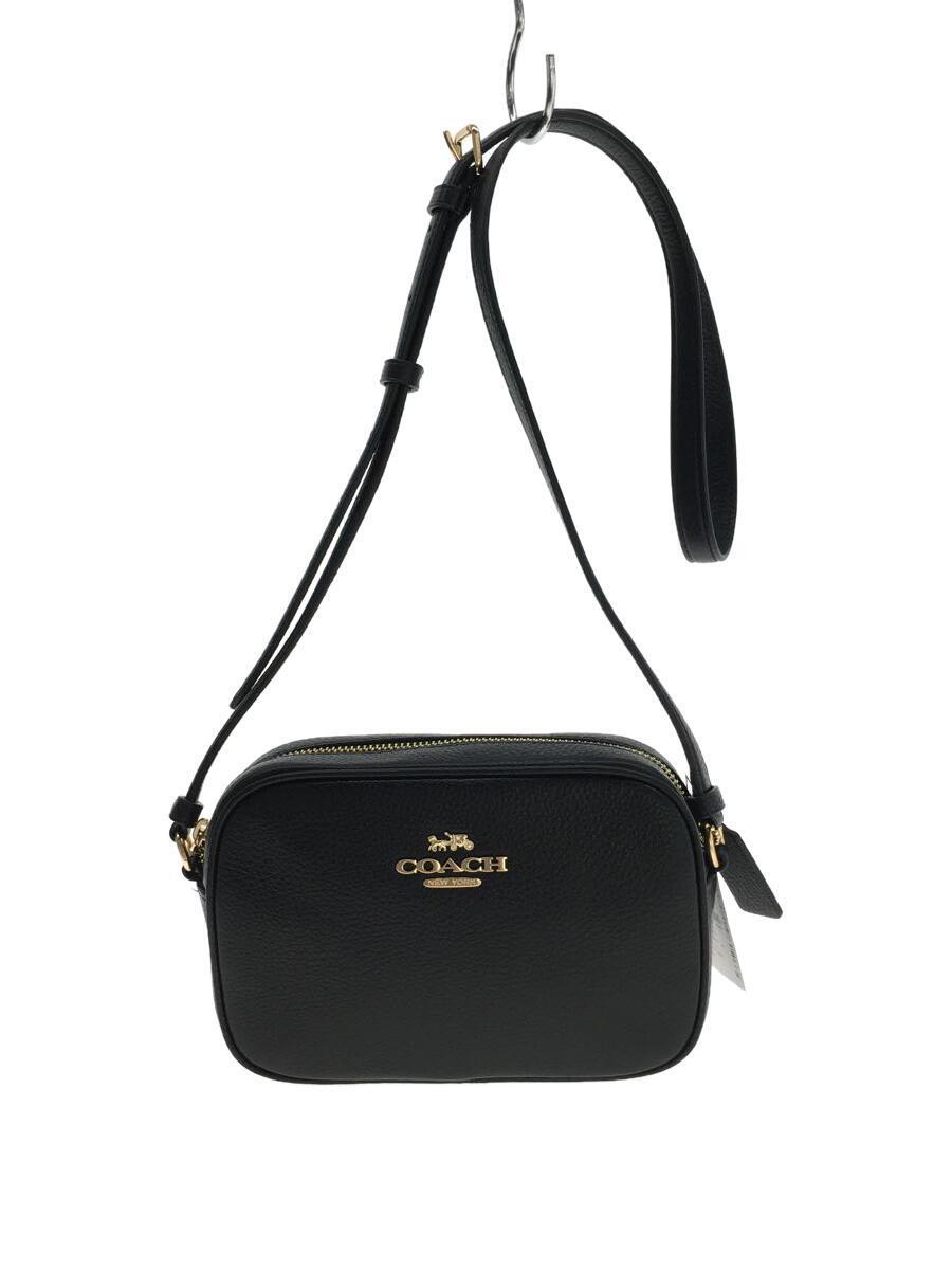 COACH◆ショルダーバッグ/レザー/BLK/CA069