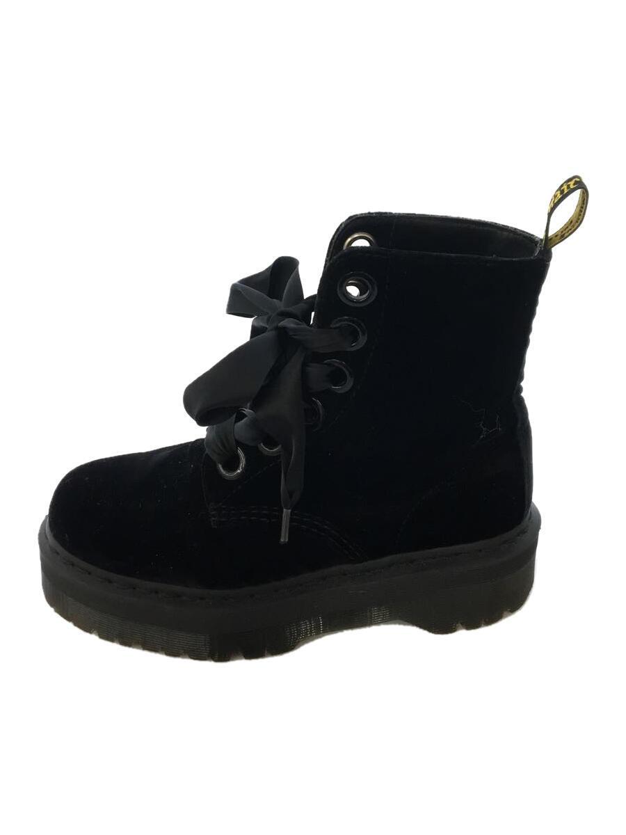 Dr.Martens◆レースアップブーツ/US7/BLK/AW006_画像1