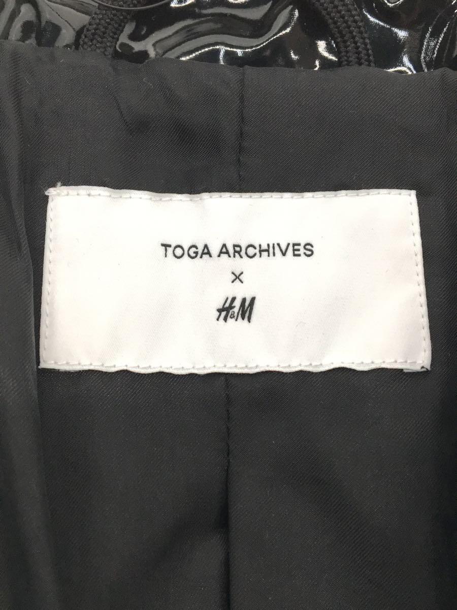 H&M◆×toga archives/トレンチコート/S/ポリエステル/ベージュ/無地/タグ付き_画像3