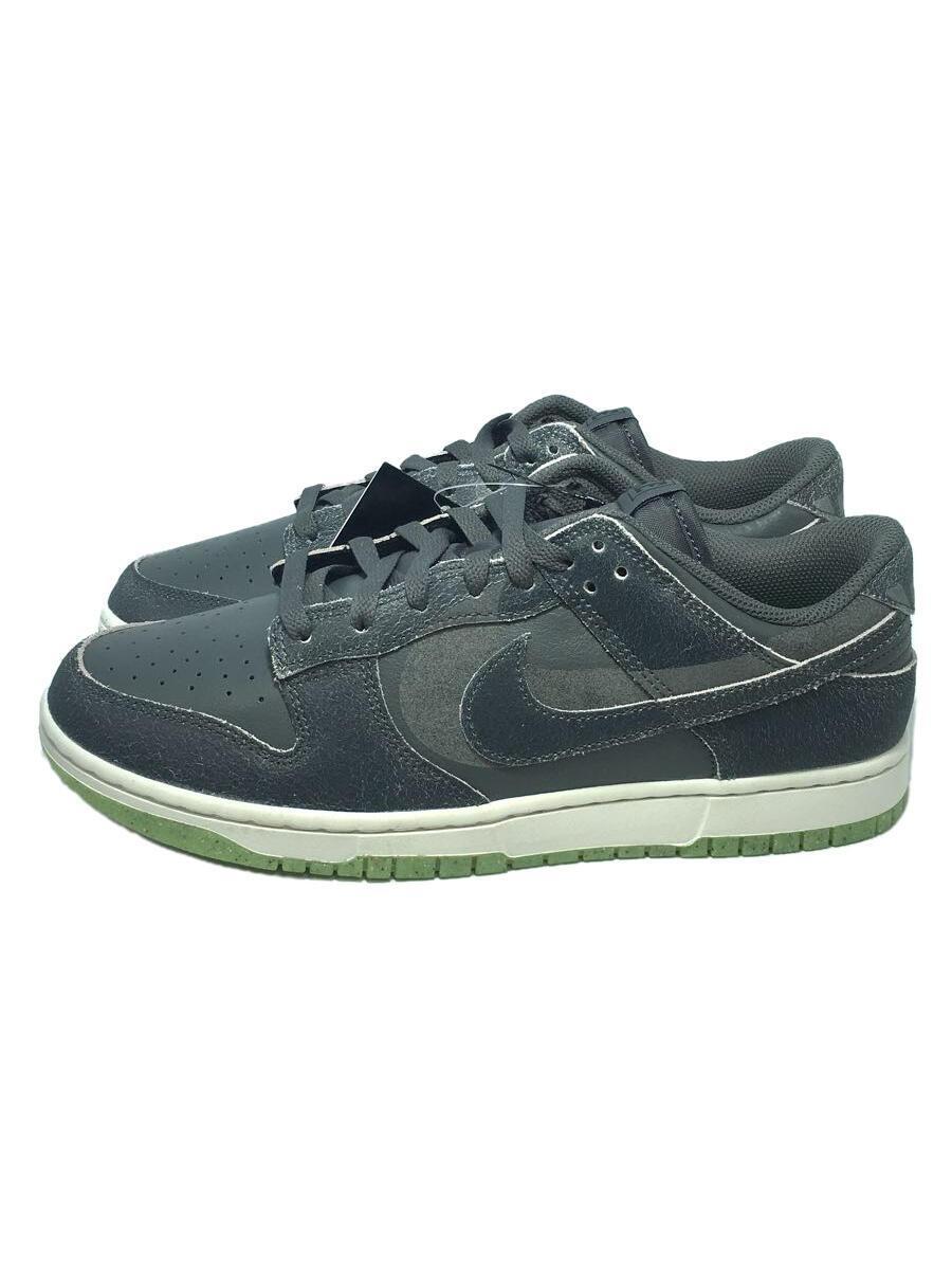 NIKE◆DUNK LOW RETRO PRM_ダンク ロー レトロ プレミアム/28cm/GRY/レザー