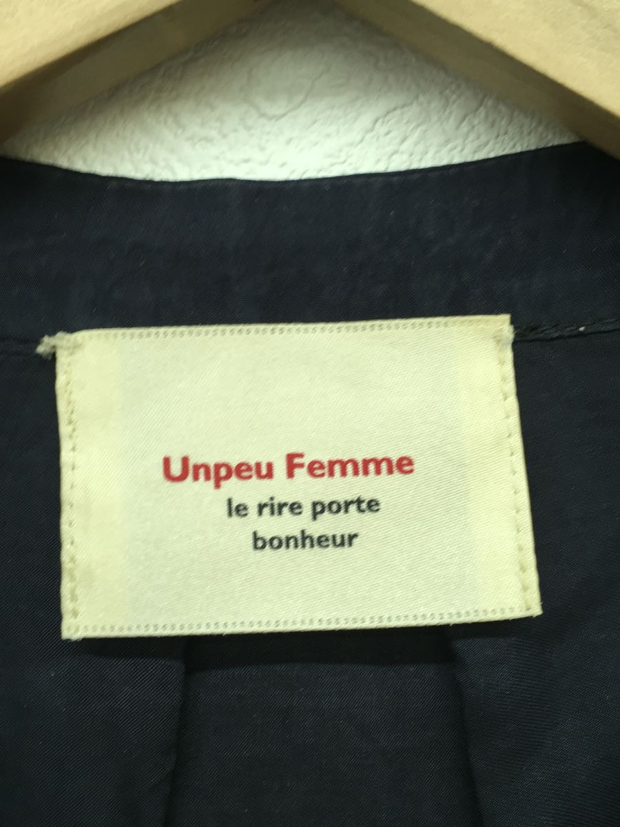 Unpeu Femme/アンプーファム/ノーカラーシャツプルオーバー/0/キュプラ/NVY/k20f-61633_画像3