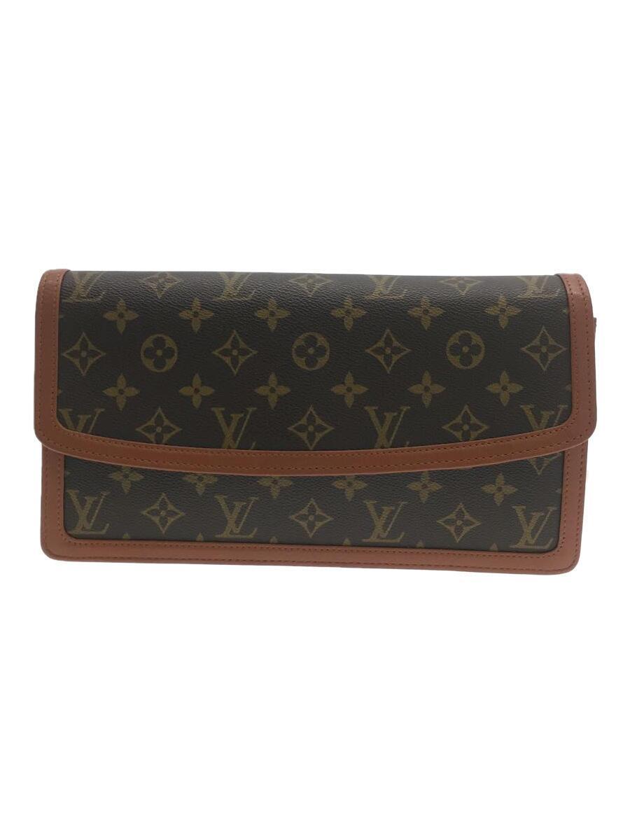LOUIS VUITTON◇ポシェット・ダム_モノグラム_BRW/PVC/BRW-