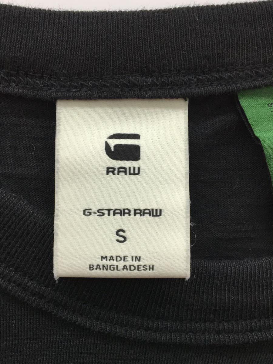G-STAR RAW◆Tシャツ/S/コットン/BLK/プリント/D17117-C372-6484_画像3
