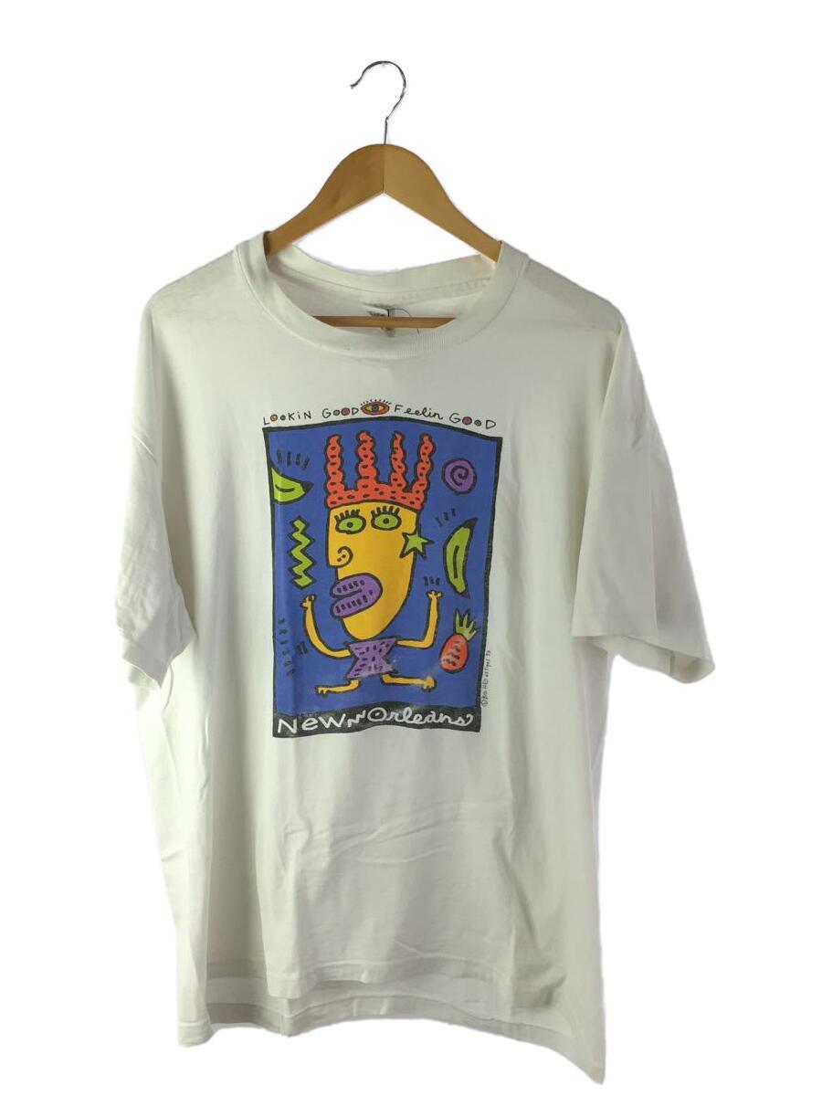 売れ筋がひ! ANVIL◇BIG HED design/90s/Tシャツ/XL/コットン/WHT