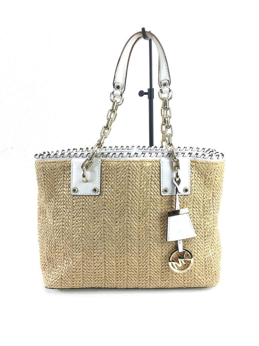 充実の品 MICHAEL KORS◇カゴバッグ/BEG/30S6GS4T6W その他
