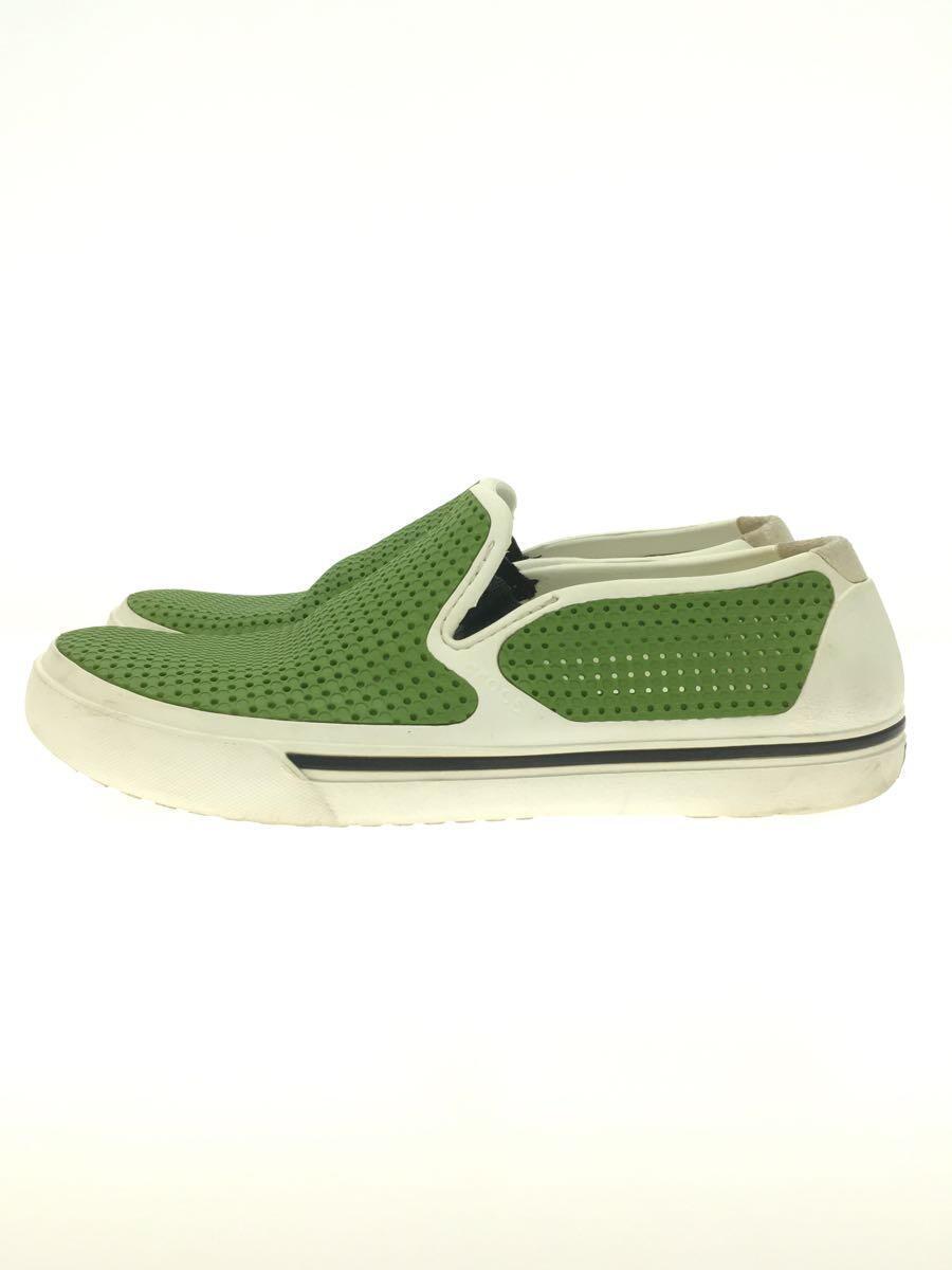 crocs◆ローカットスニーカー/M/GRN_画像1