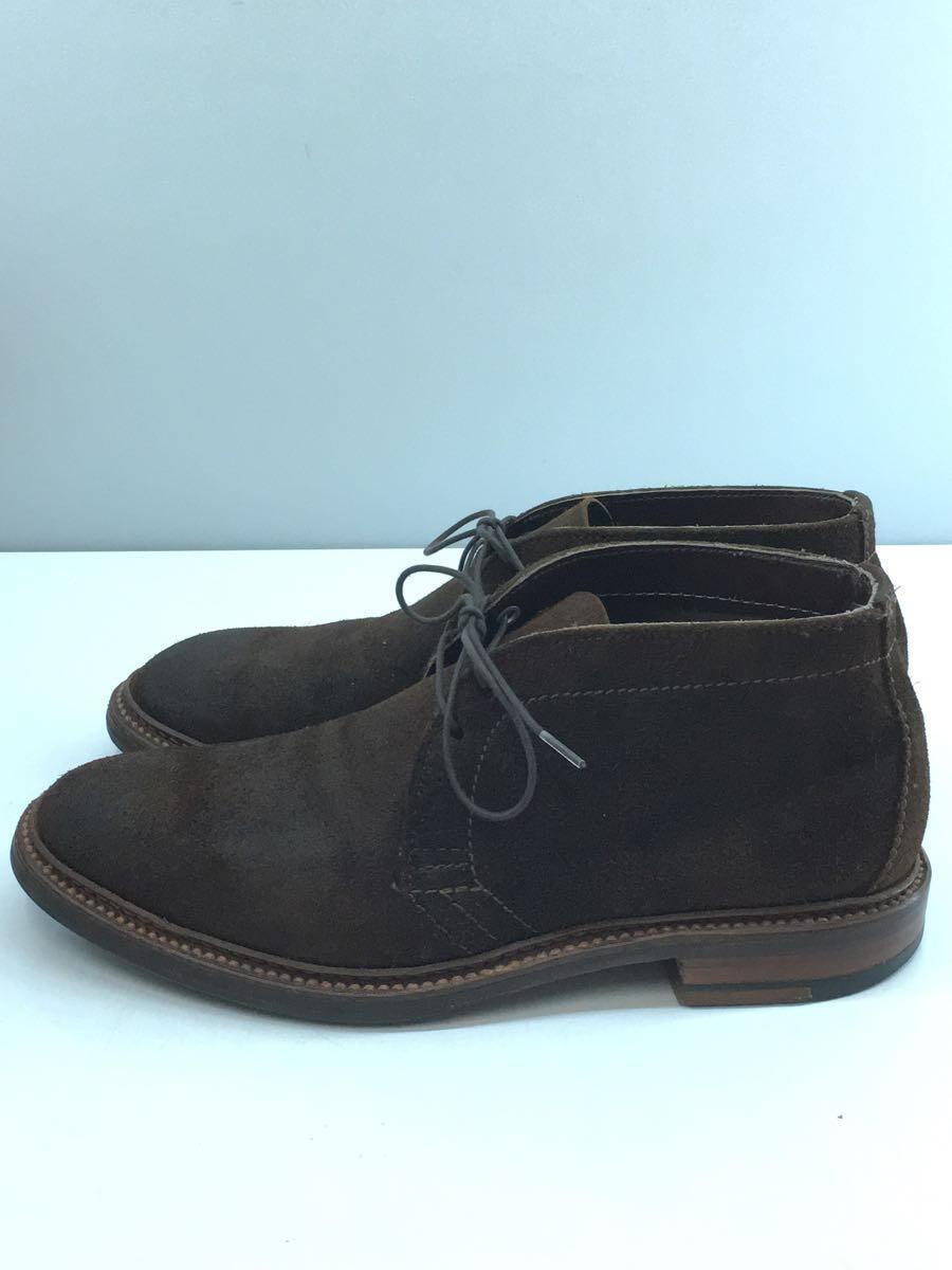 海外限定】 Alden◇1492/チャッカブーツ/US7.5/ブラウン/スウェード