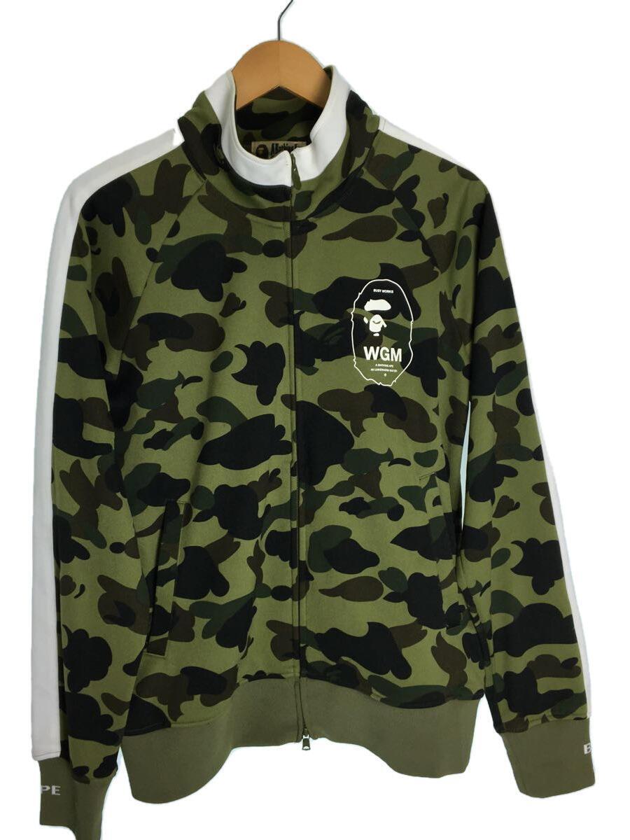 注目ブランドのギフト A BATHING APE◇ジャージ/L/ポリエステル/GRN