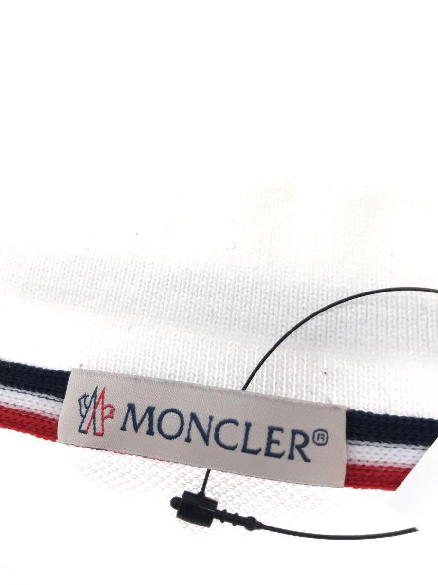 MONCLER◇ポロシャツ/S/コットン/WHT/c-scom-18-1635 Sサイズ MONCLER◇ポロシャツ/S/コットン/WHT/c-scom-18-1635 Sサイズ