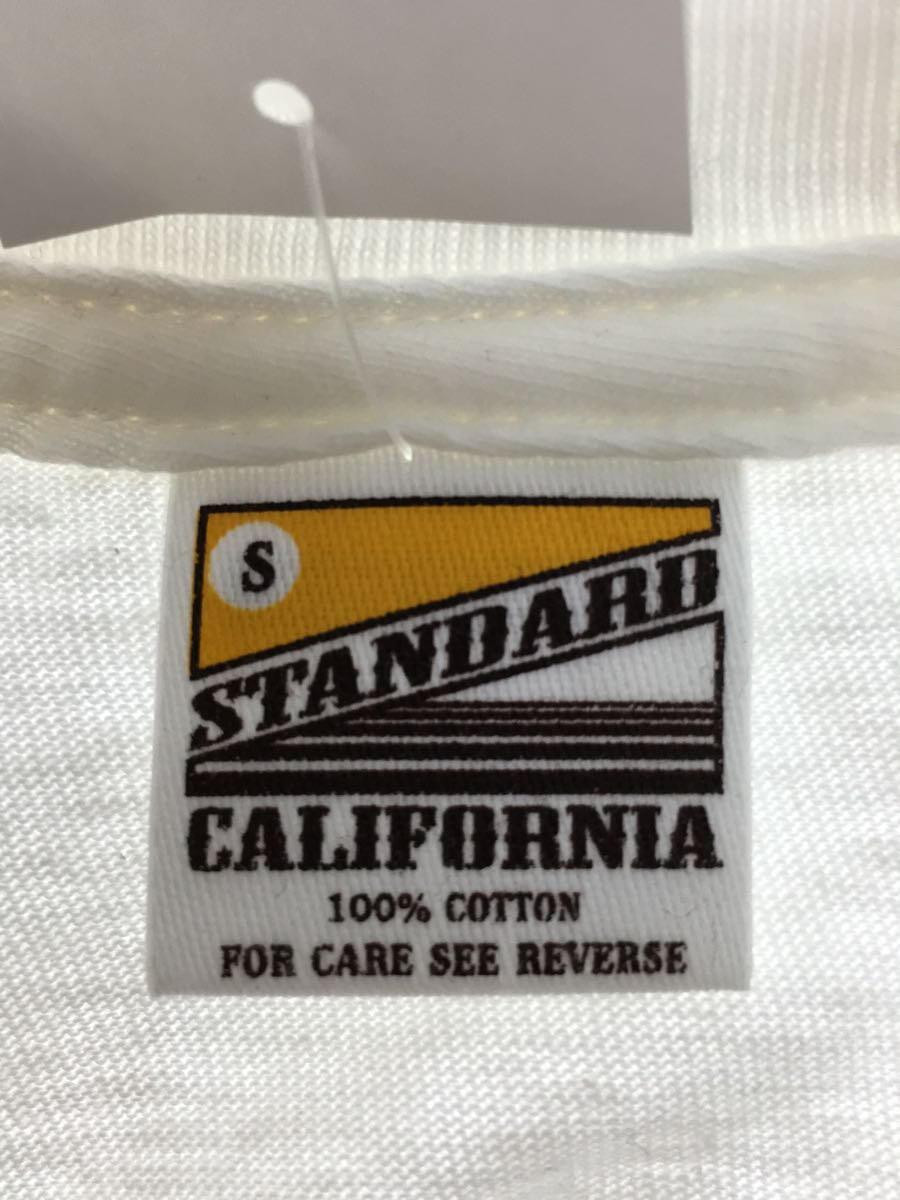 STANDARD CALIFORNIA◆Tシャツ/S/コットン/WHT_画像4