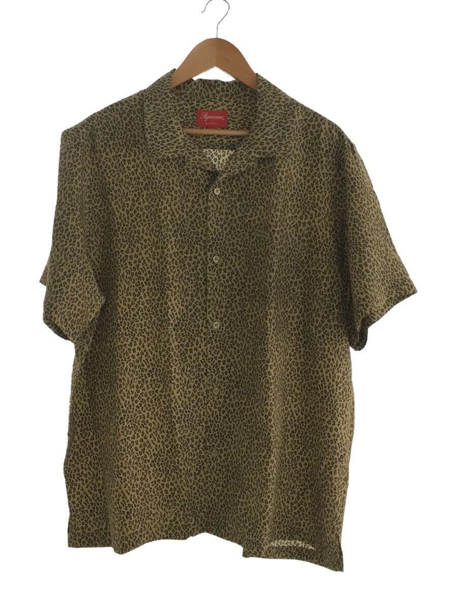 最新発見 Supreme◆leopard silk shirt/半袖シャツ/XL/シルク/レオパード XLサイズ以上