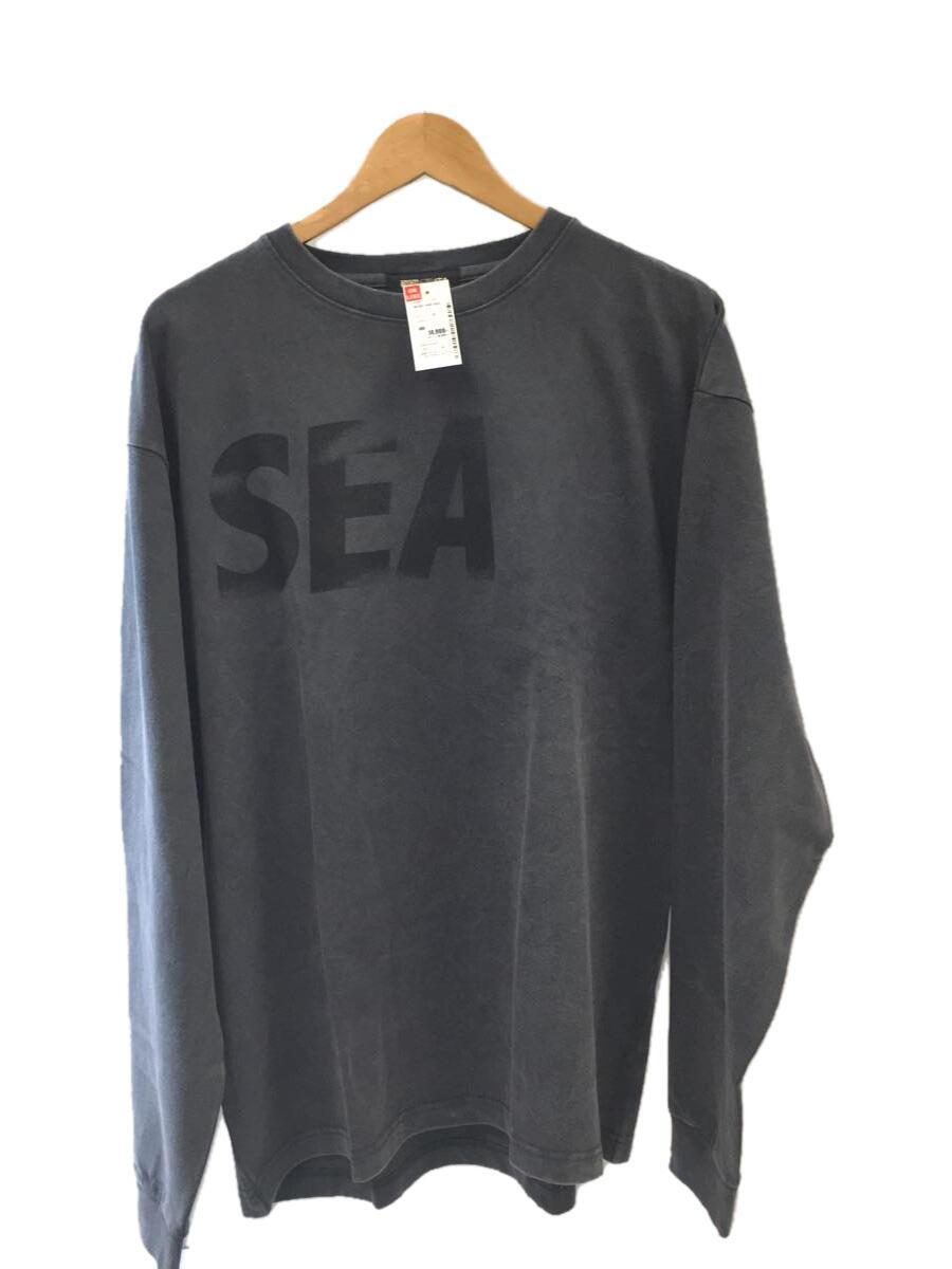 完璧 WIND AND SEA◇23SS/P-DYE L/S TEE/ウォッシュ加工/長袖Tシャツ