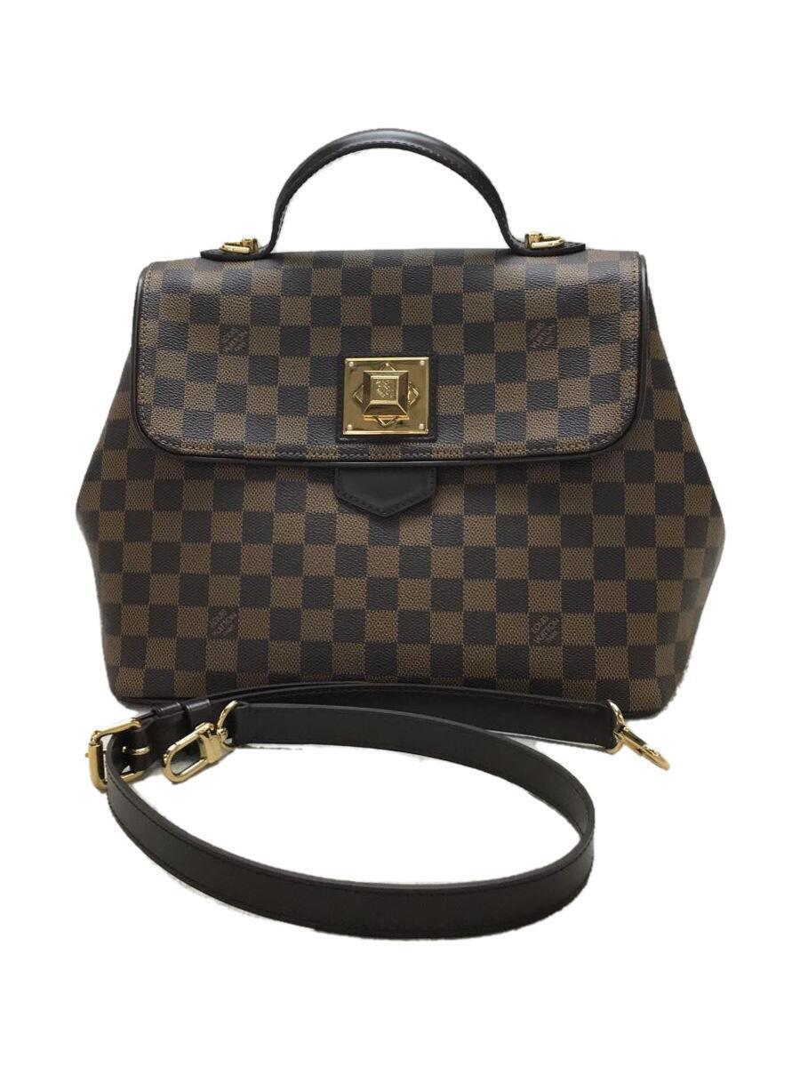 正規店仕入れの LOUIS VUITTON◆ベルガモPM_ダミエ・エベヌ_BRW/PVC/BRW その他 正規店仕入れの LOUIS VUITTON◆ベルガモPM_ダミエ・エベヌ_BRW/PVC/BRW その他