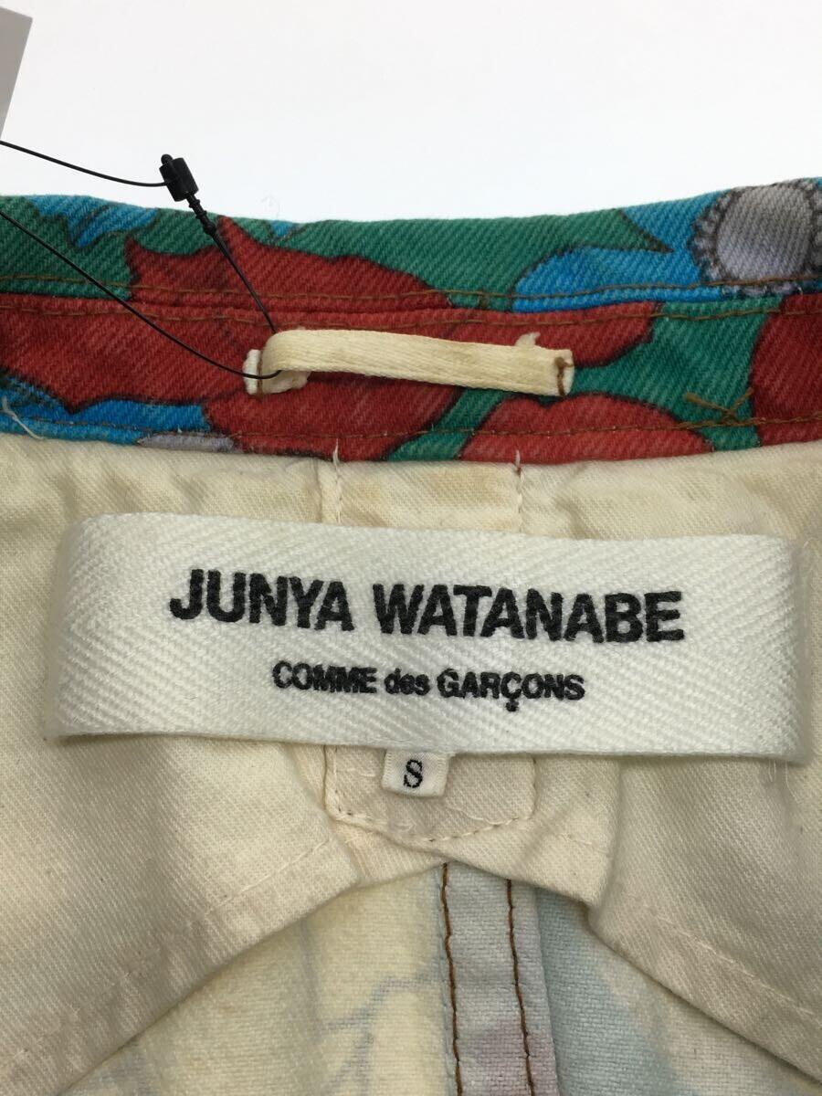 JUNYA WATANABE COMME des GARCONS◆テーラードジャケット/S/コットン/マルチカラー/花柄/JE-J025_画像3