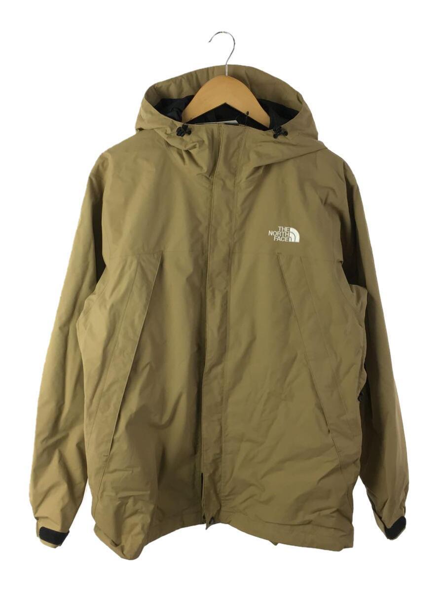 THE NORTH FACE◆SCOOP JACKET/マウンテンパーカ/L/ナイロン/BEG/NP62233