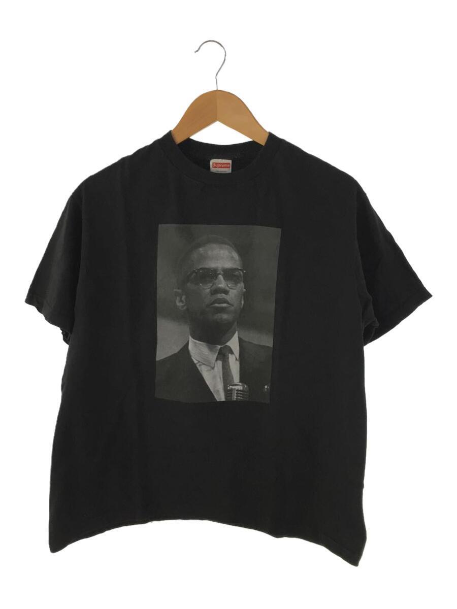 Supreme◆22SS/Roy DeCarava Malcolm X Tee/やや使用感有/Tシャツ/M/コットン/BLKの画像1