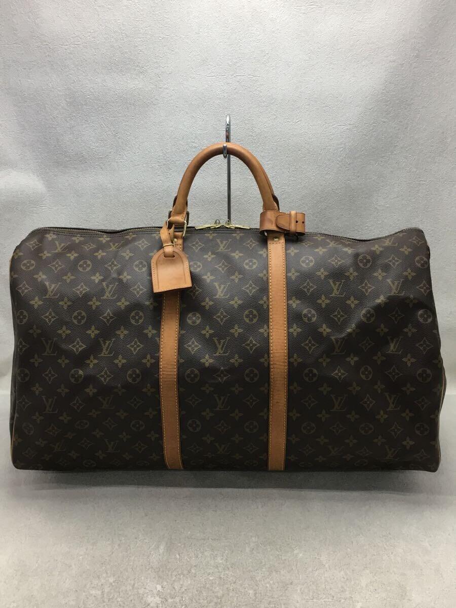 品質は非常に良い LOUIS VUITTON◇キーポル60_モノグラム_BRW/PVC/BRW