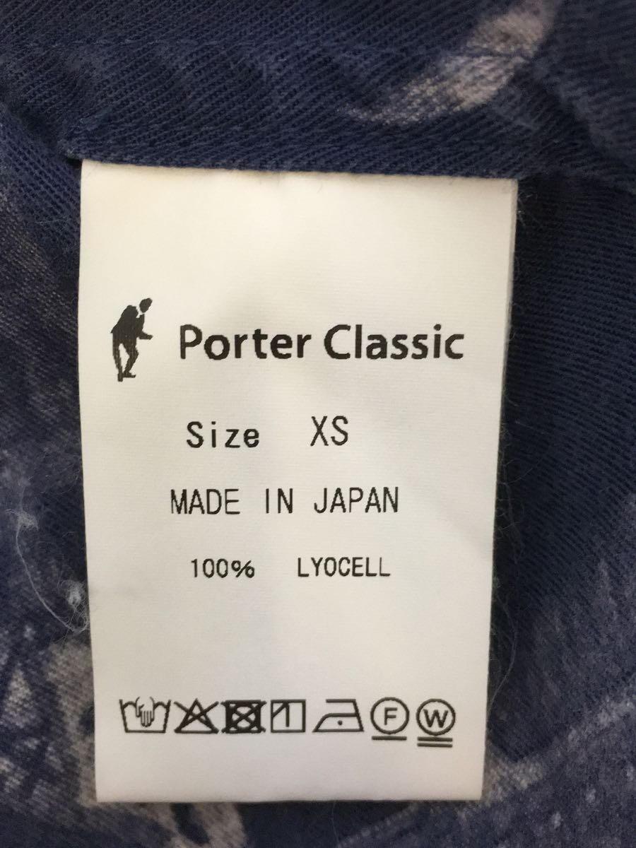 Porter Classic◆長袖シャツ/XS/-/NVY/総柄_画像3