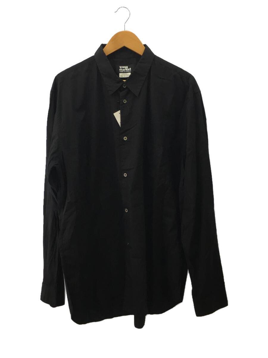 春夏新作 COMME des GARCONS◆長袖シャツ/-/コットン/BLK/OS-B001 Lサイズ 春夏新作 COMME des GARCONS◆長袖シャツ/-/コットン/BLK/OS-B001 Lサイズ
