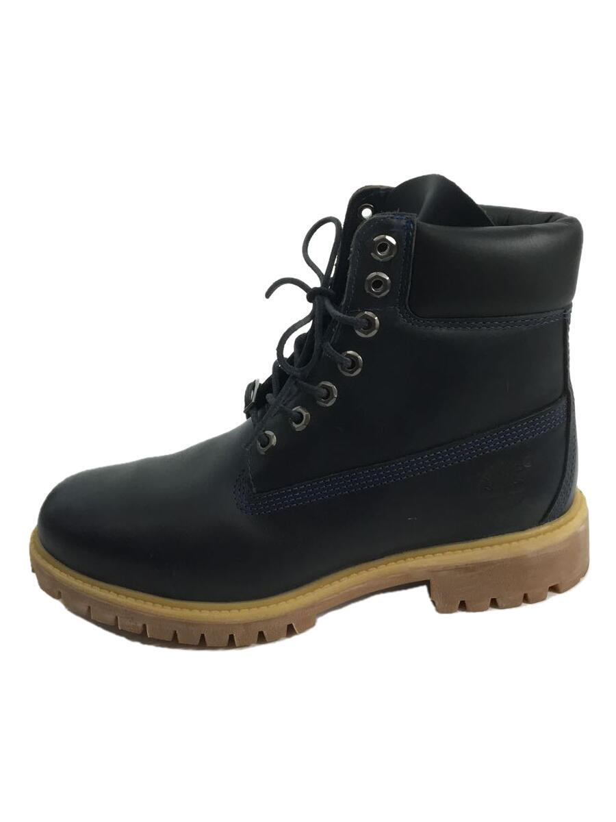 Timberland◆6inch Premium/レースアップブーツ/26cm/NVY/レザー/6557A