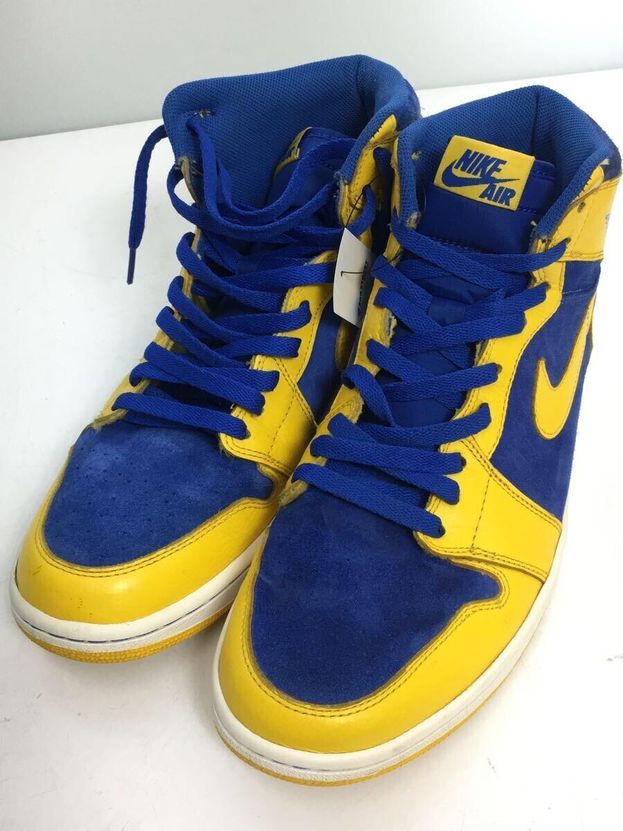 NIKE◆AIR JORDAN 1 RETRO HIGH OG/エアジョーダン1レトロハイ/イエロー/29cm/YLW_画像2