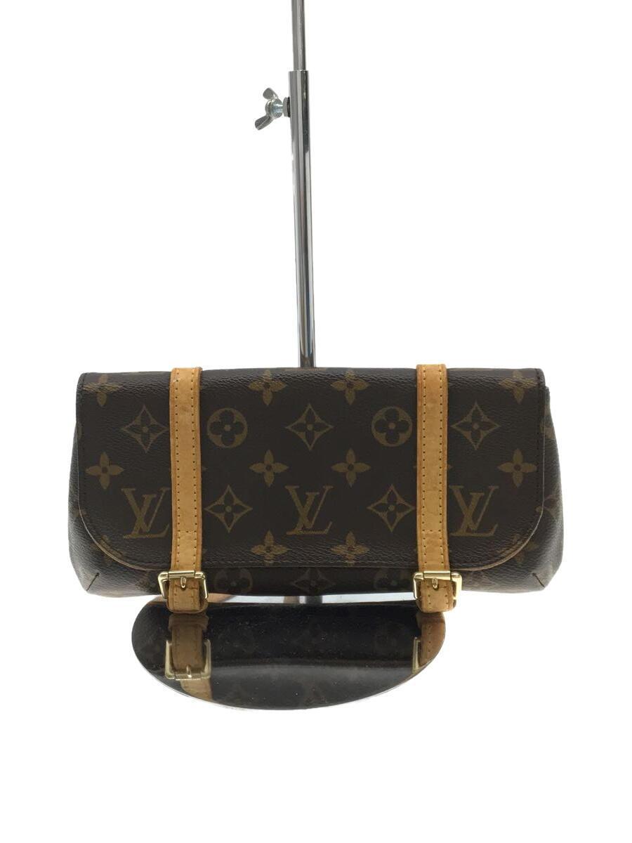 爆買い！ LOUIS VUITTON◇ポシェット・マレル_モノグラム_BRW/PVC/BRW